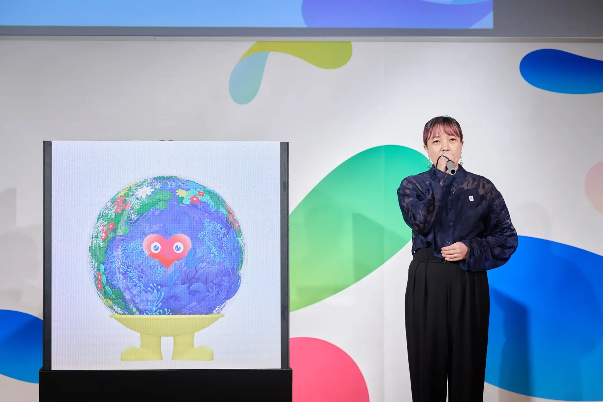 開催1000日前記者発表会にて発表の様子2