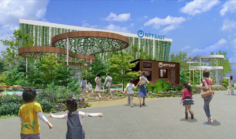 NTT EAST館のパース図