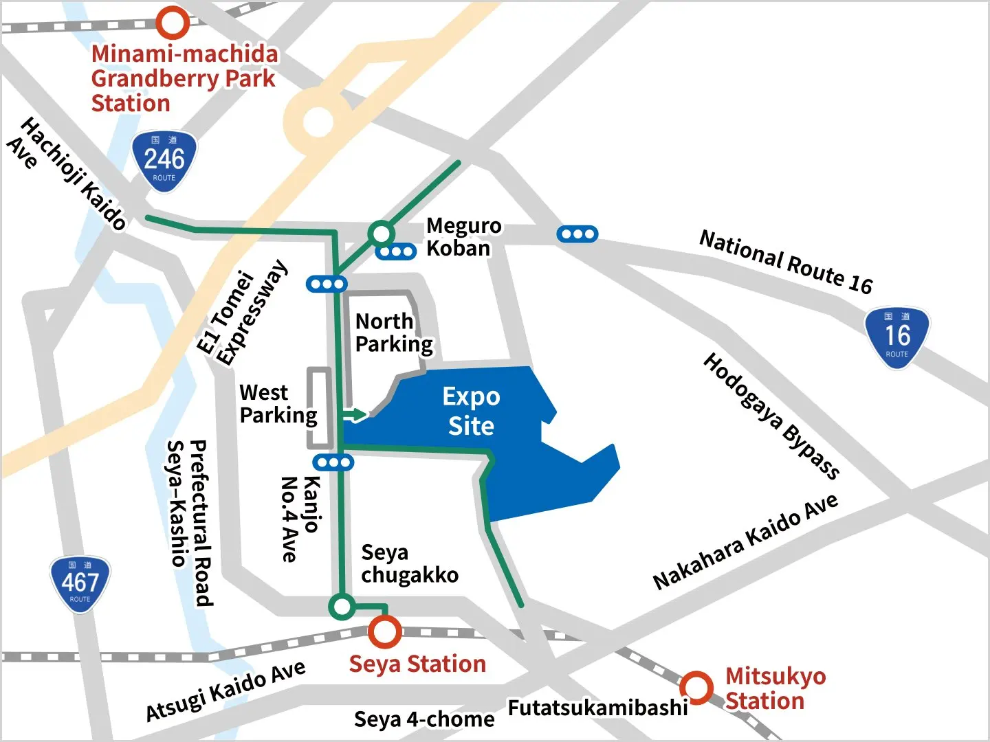 transportation map for walk